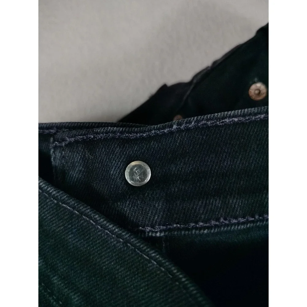 Vintage Levis 550 Relaxed Tapered Jeans Womens‎ 12 Black High Rise Denim Y2K